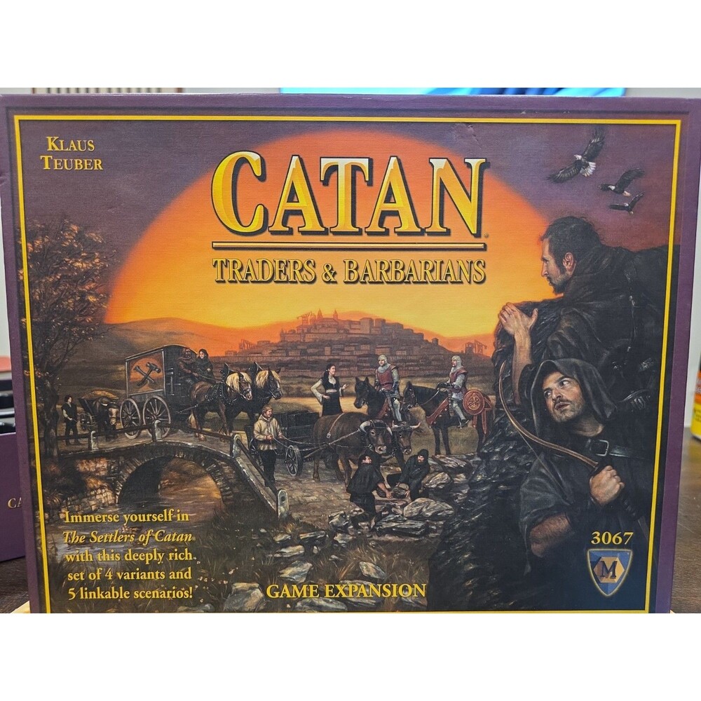 Catan Traders And Barbarians 3067 Expansion Set Settlers Of Catan Game Complete